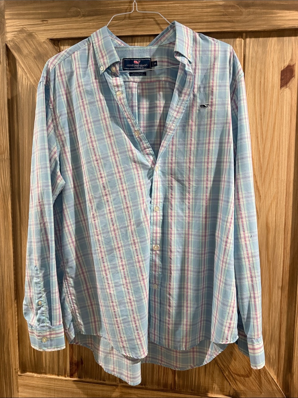 Vineyard Vines Men's Pastel Plaid Button-Up Shirt